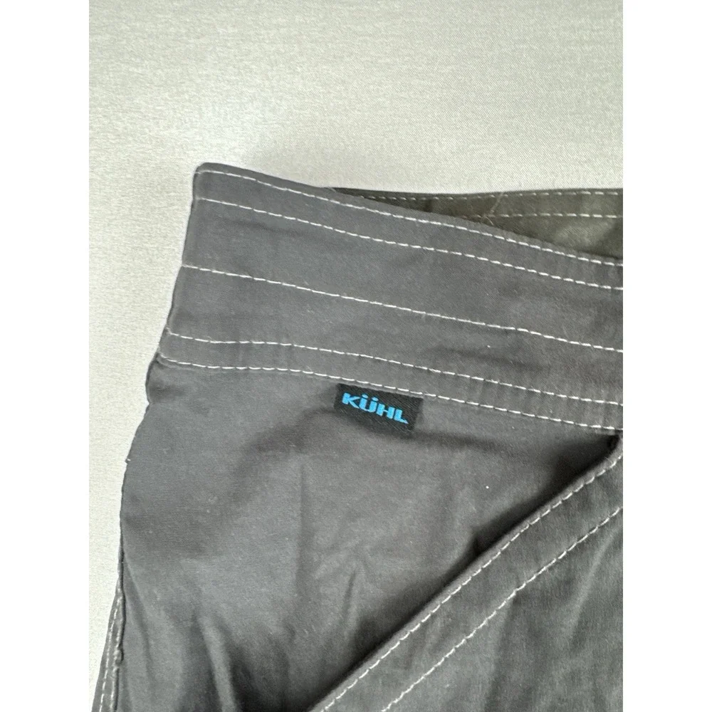 Kuhl Renegade Hiking Shorts Mens 38 Black Outdoor Nylon Stretch Trail Utility